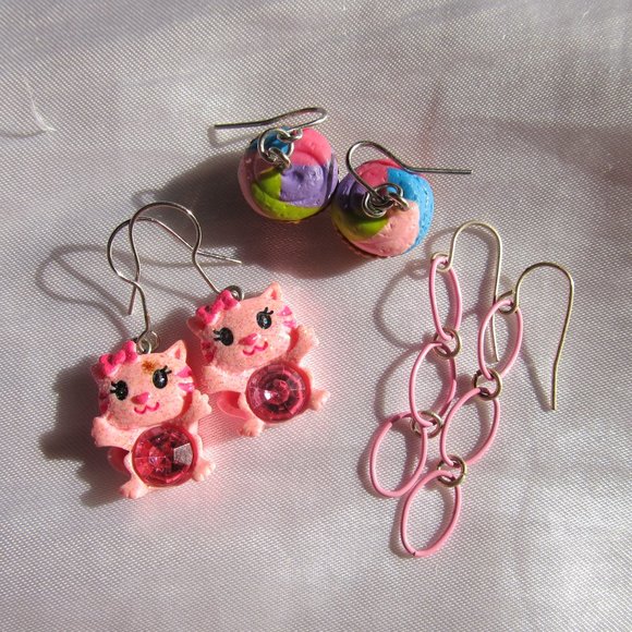 🌈Deal! Pink Earring Bundle🌈 - Picture 1 of 7